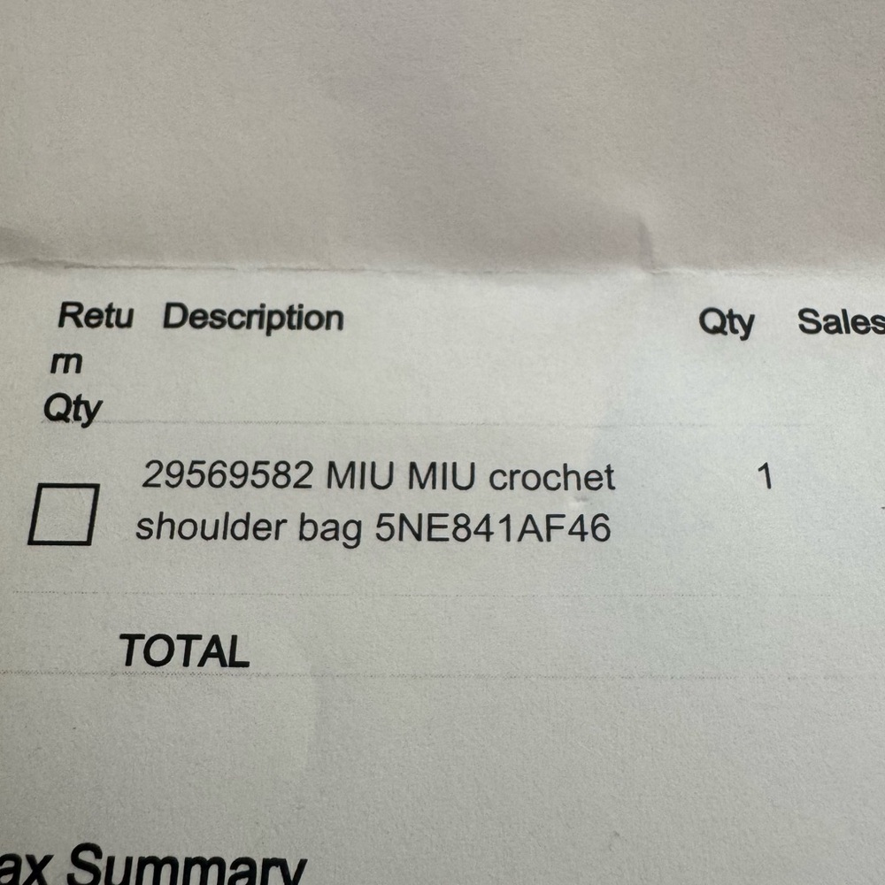 NWT Miu Miu Multicolor Crochet Shoulder Bag - Picture 7 of 7